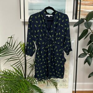 Charming navy print dress
